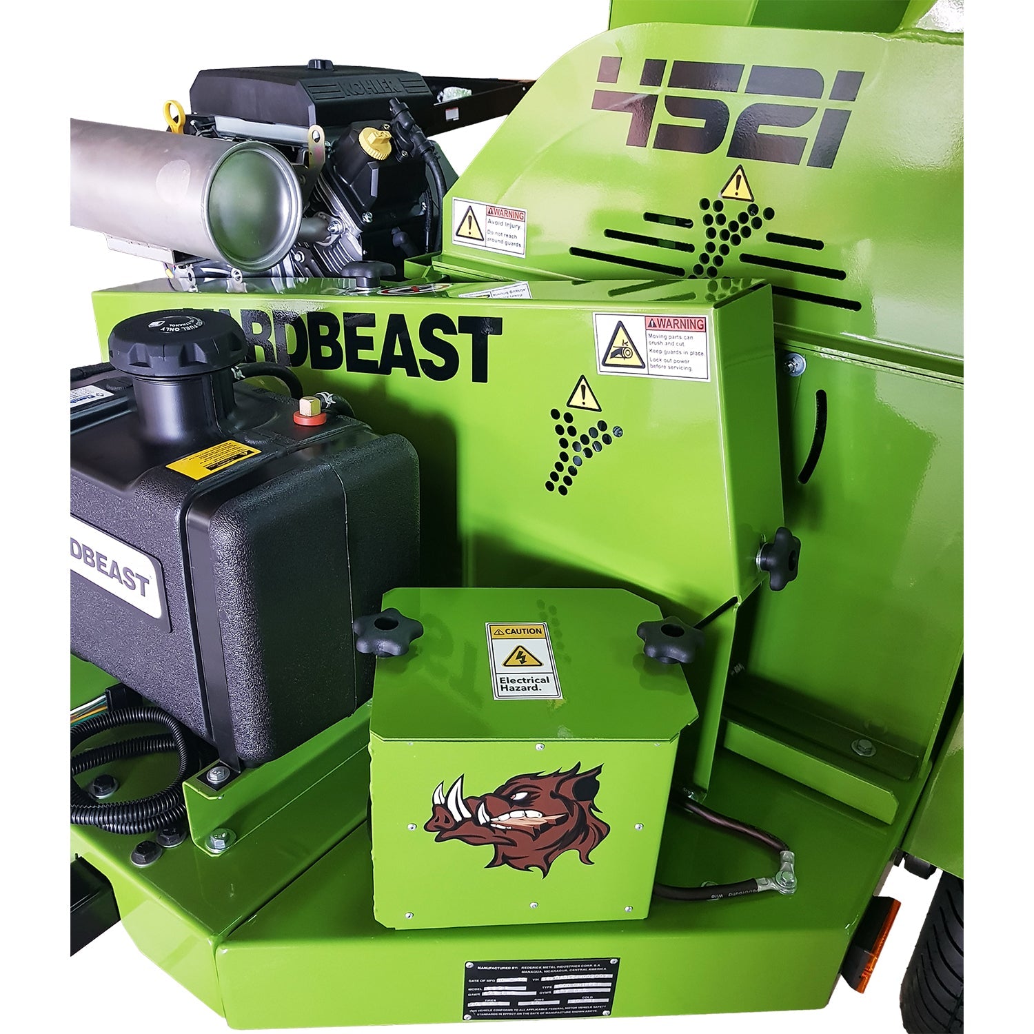 YARDBEAST 4.5” Commercial-Grade Chipper - 4521KOH