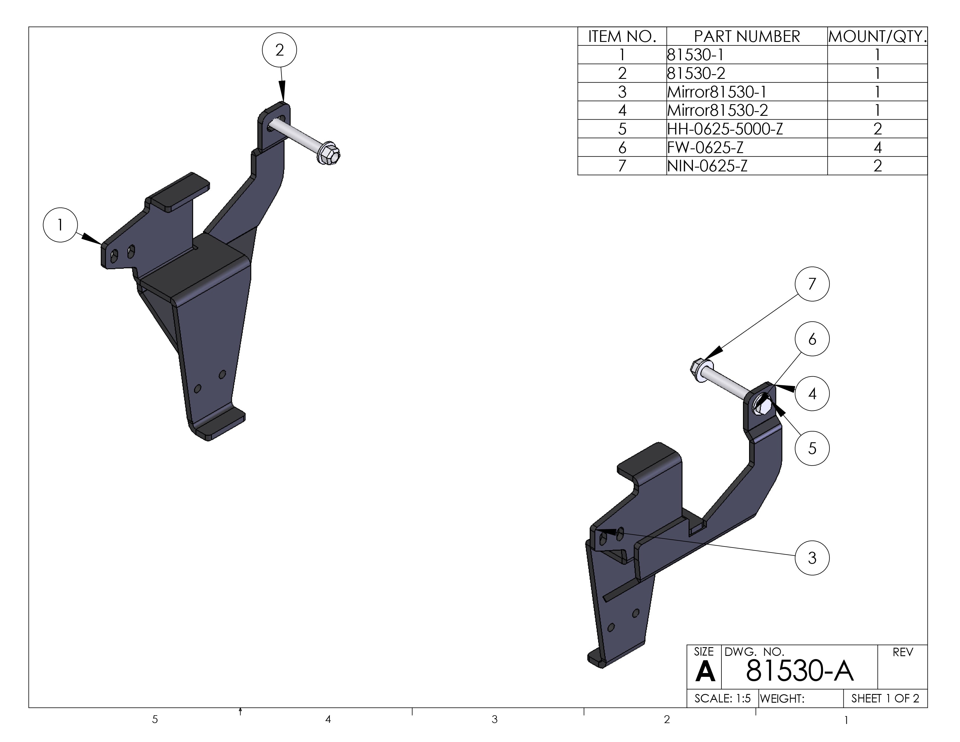 Detail K2 Snow Plow Custom Mount Kit