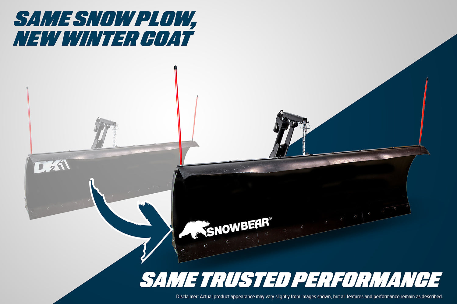 SnowBear Avalanche Elite Heavy Duty Universal T-Frame Snow Plow Kit - AVAL8219ELT-AVAL8422ELT-AVAL8826ELT