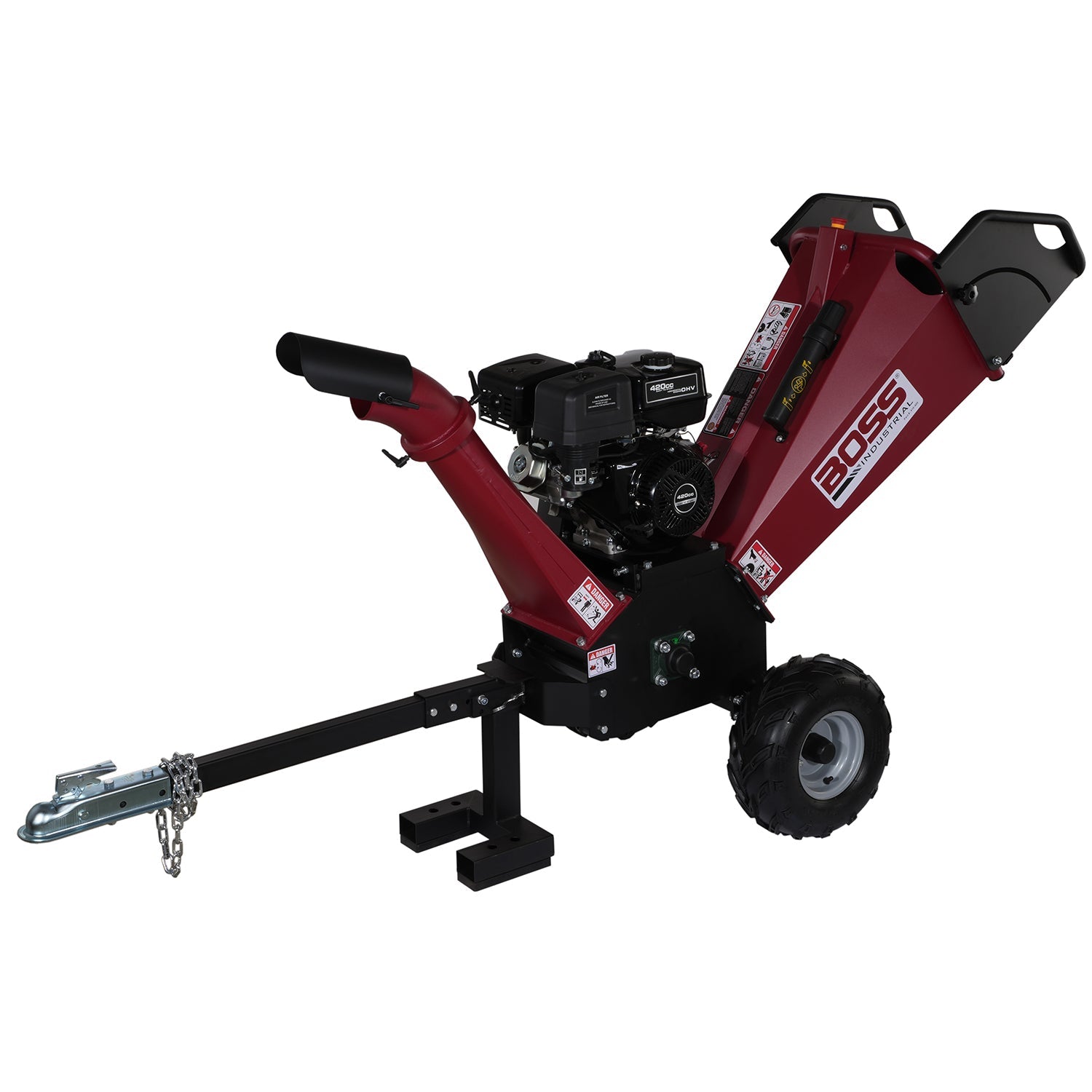 Boss Industrial 5" 14 HP Chipper Shredder with Electric Starter - CGR50