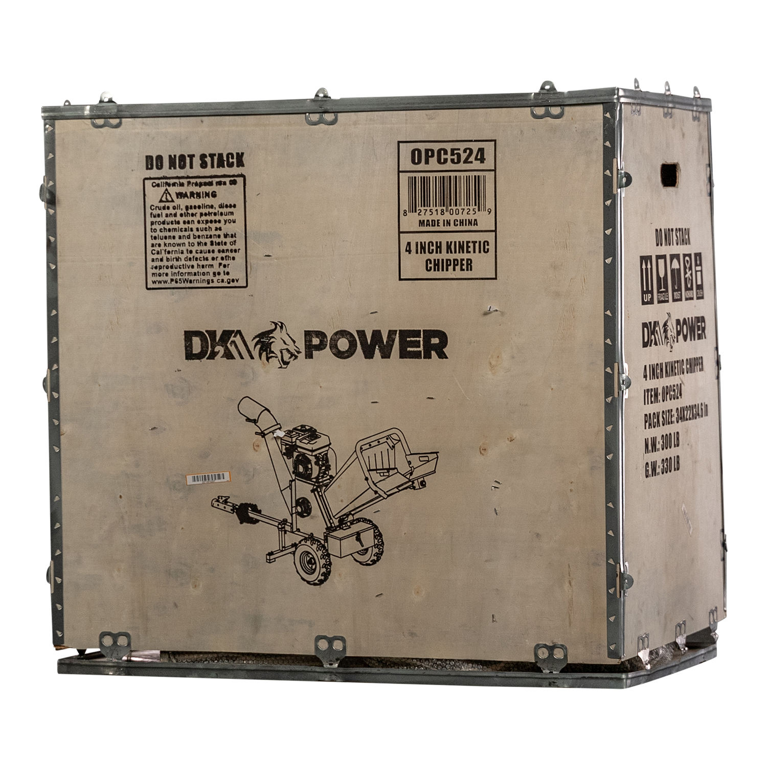 Detail K2 4 Inch Kinetic Drum Chipper - OPC524