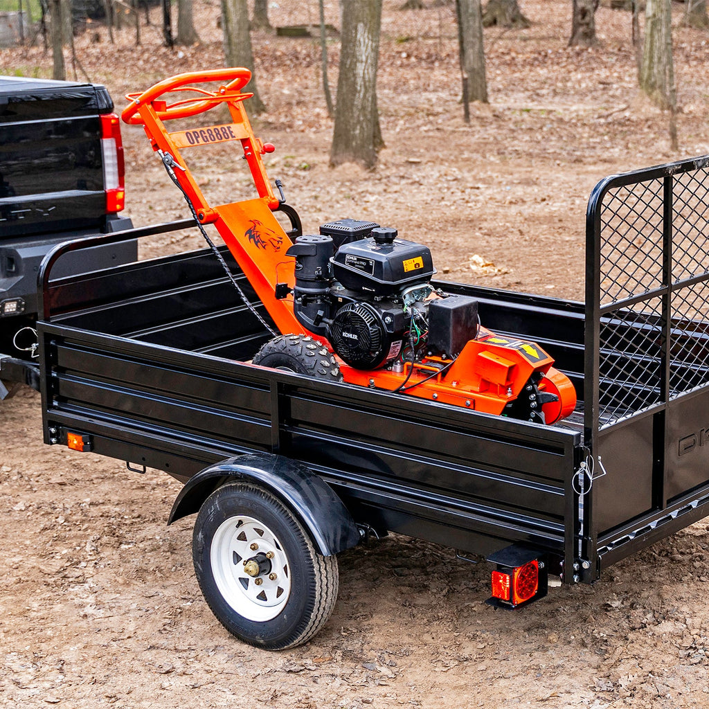 Detail K2 14 HP Commercial-Grade Stump Grinder with Electric Starter - OPG888E