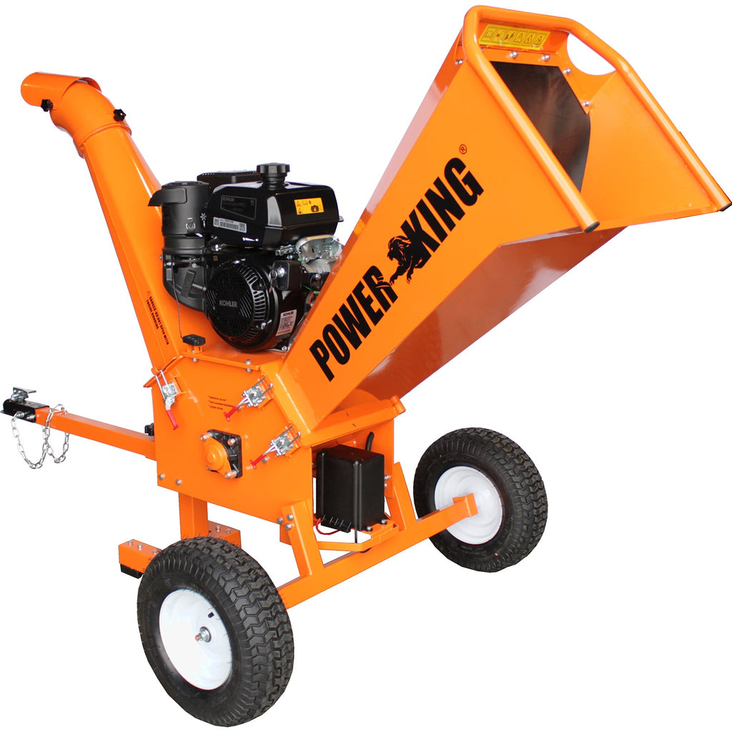 Power King 5-Inch 14 HP Chipper Shredder with Electric Starter & Hour Meter - PK0915-EH