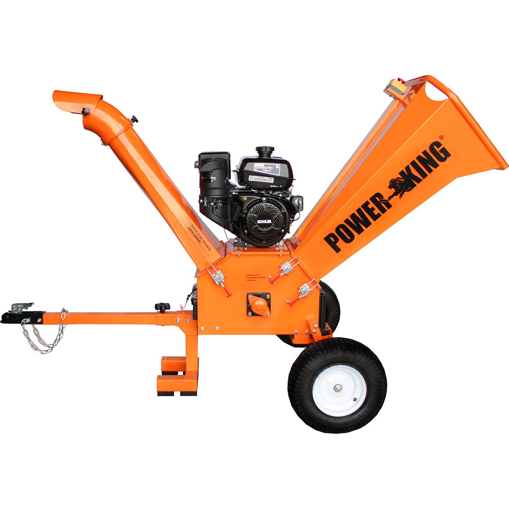 Power King 5-Inch 14 HP Chipper Shredder with Electric Starter & Hour Meter - PK0915-EH