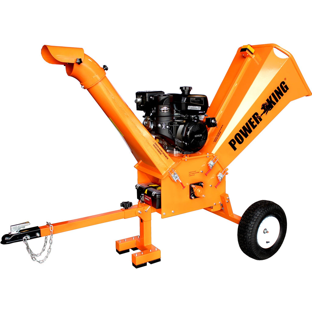 Power King 5-Inch 14 HP Chipper Shredder with Electric Starter & Hour Meter - PK0915-EH