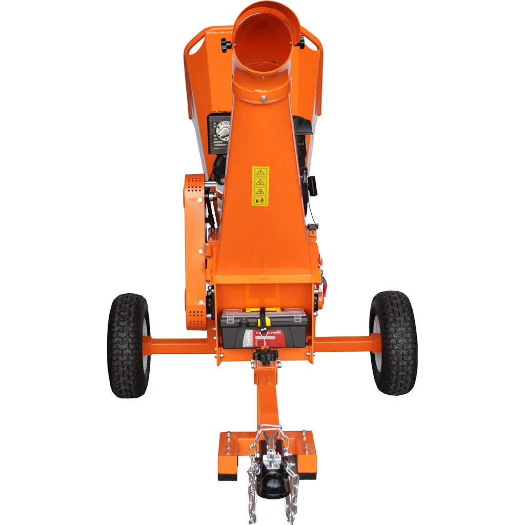 Power King 5-Inch 14 HP Chipper Shredder with Electric Starter & Hour Meter - PK0915-EH