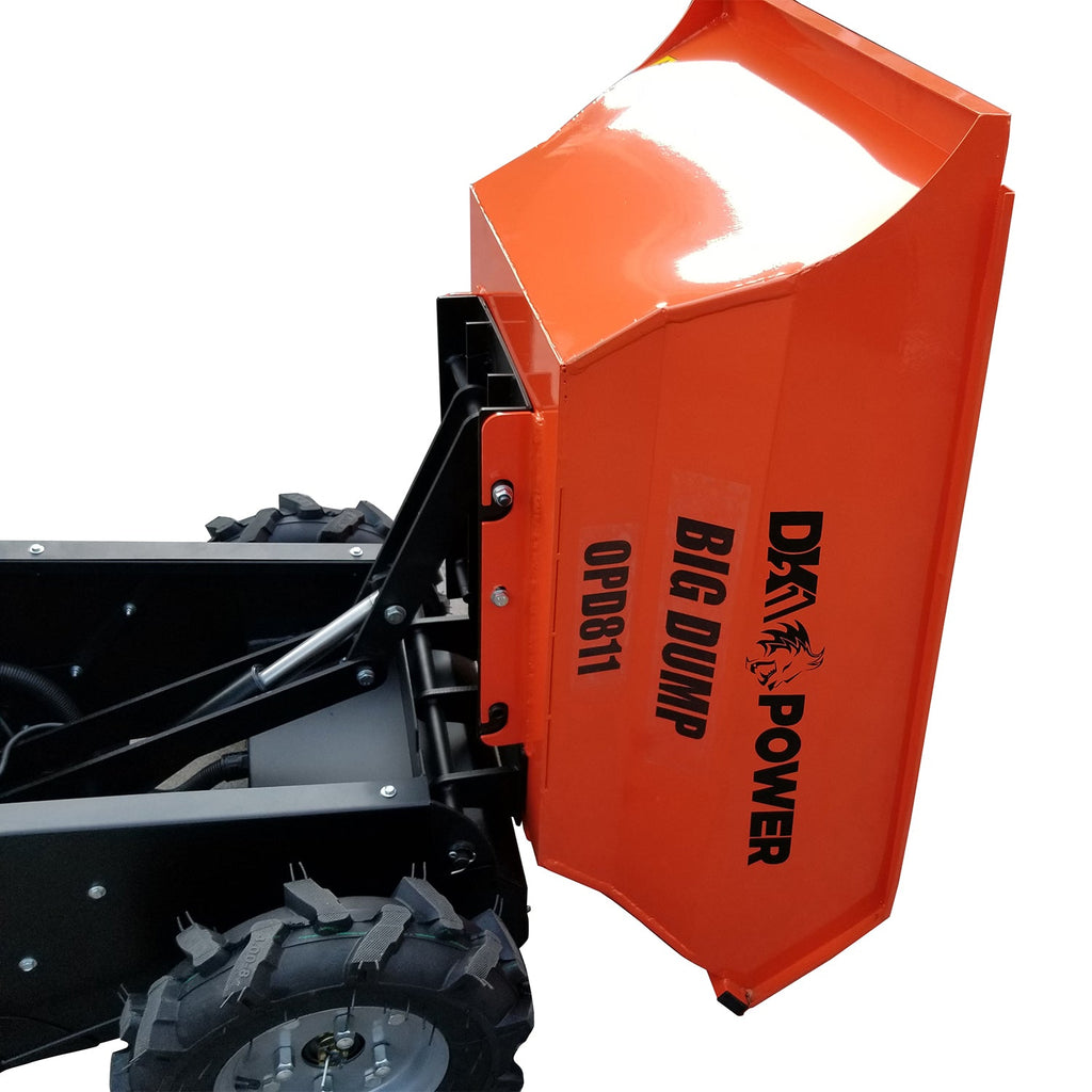 Detail K2 Big Dump 1100 Pound Electric Power Dump Cart - OPD812