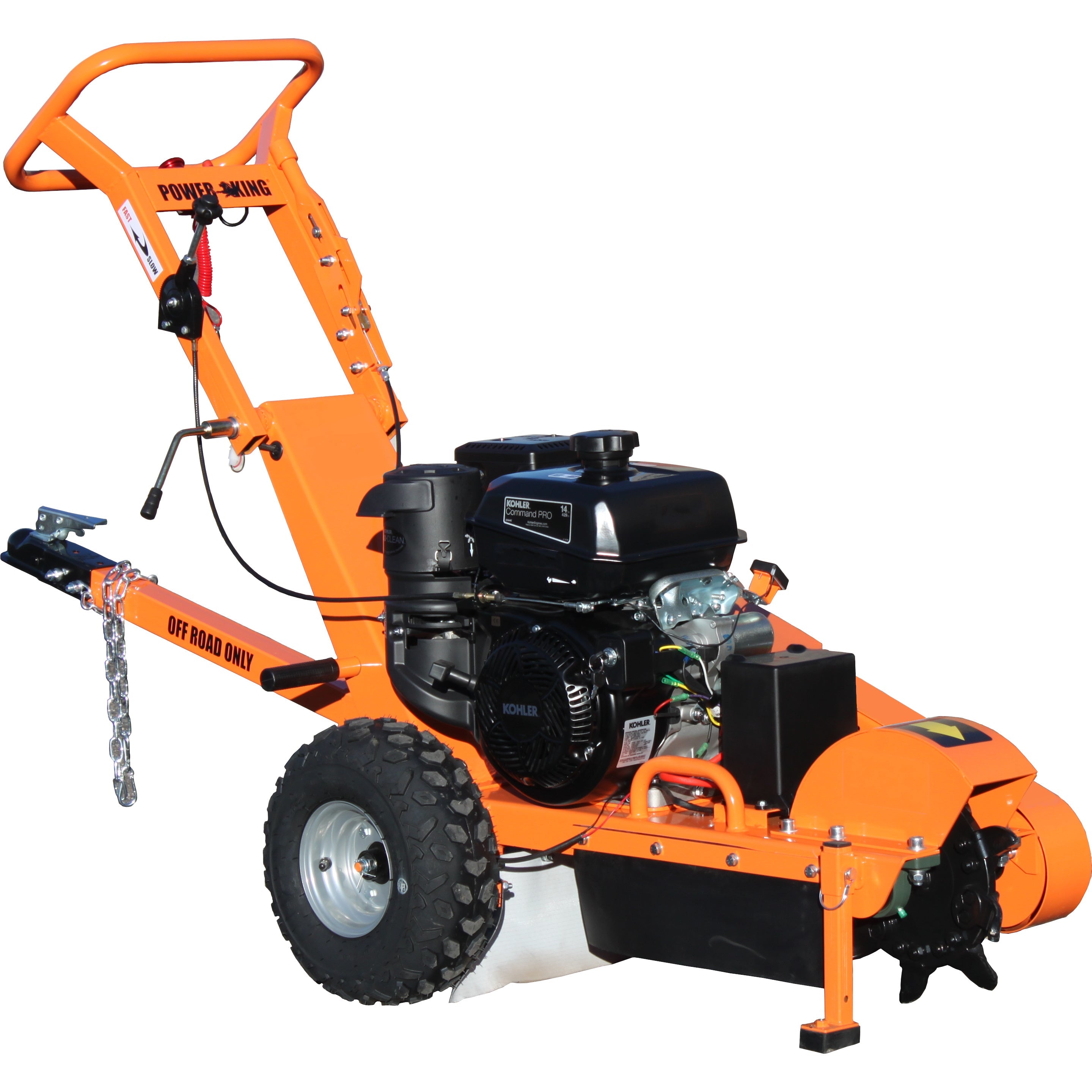 Power King Stump Grinder with Electric Starter and Hour Meter- PK0803-EH