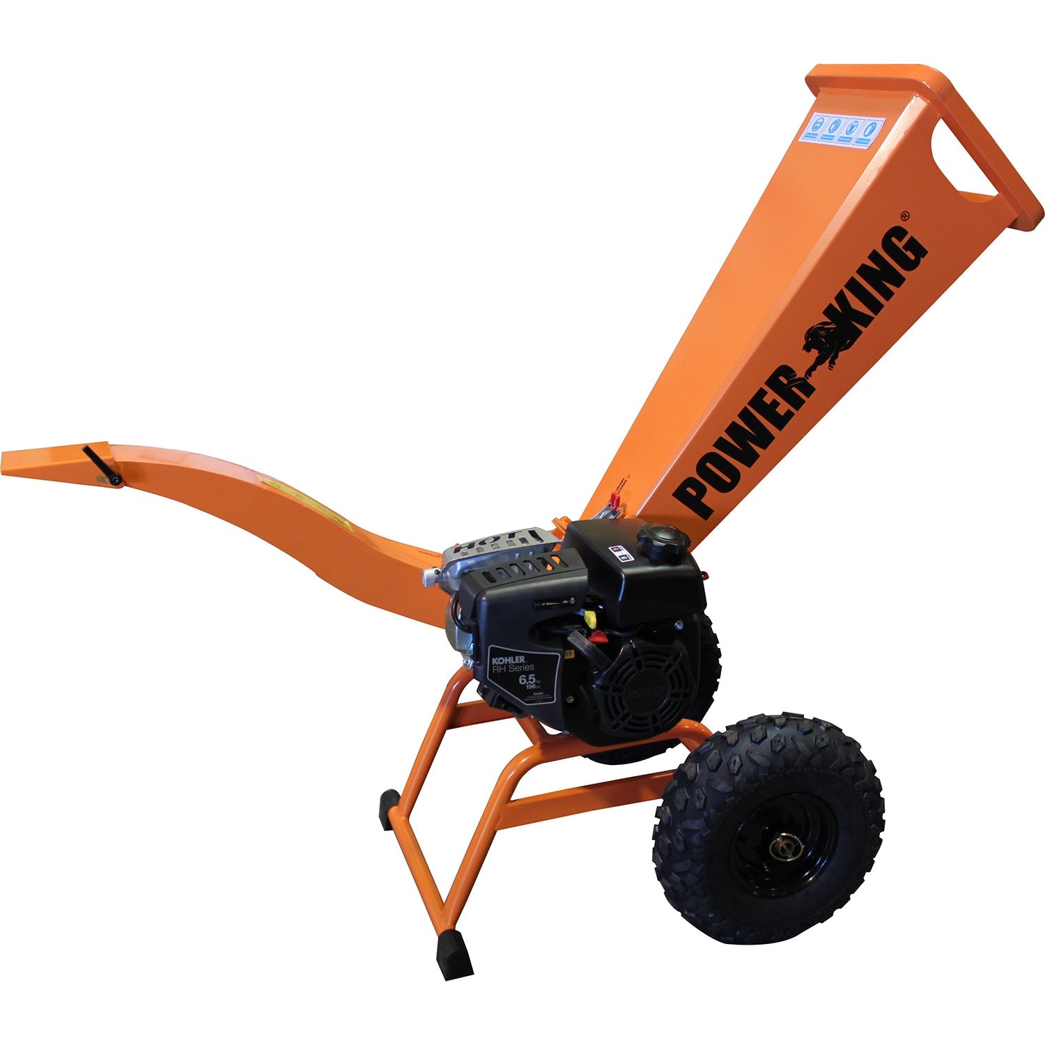 Power King 2.8 Inch 6.5 HP Residential Chipper Shredder - PK0913DD