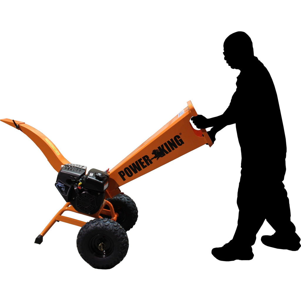 Power King 2.8 Inch 6.5 HP Residential Chipper Shredder - PK0913DD
